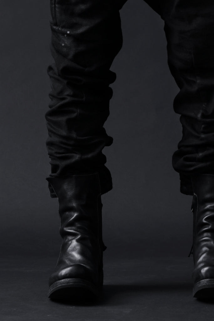 BORIS BIDJAN SABERI DROP CROTCH PANTS / VINYL COATED & NICKEL PRESSED & BODY MOLDED "P24-F1603K"