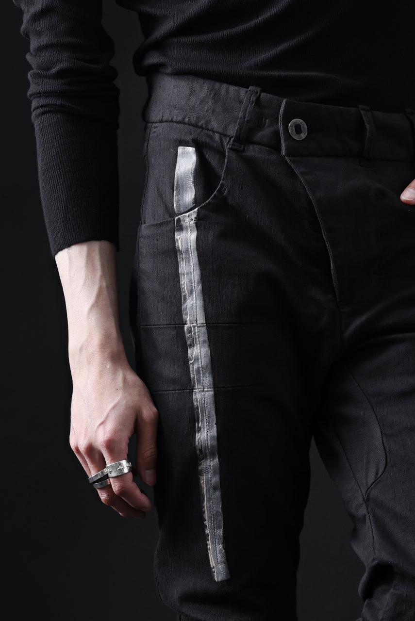 BORIS BIDJAN SABERI TIGHT FIT PANTS / OBJECT DYED & SEAM TAPED "P13.TF-FTS10001"