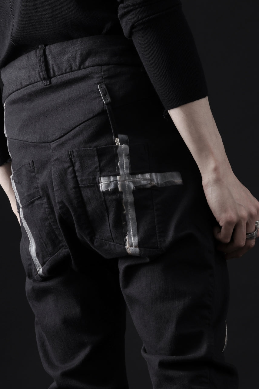 BORIS BIDJAN SABERI TIGHT FIT PANTS / OBJECT DYED & SEAM TAPED "P13.TF-FTS10001"