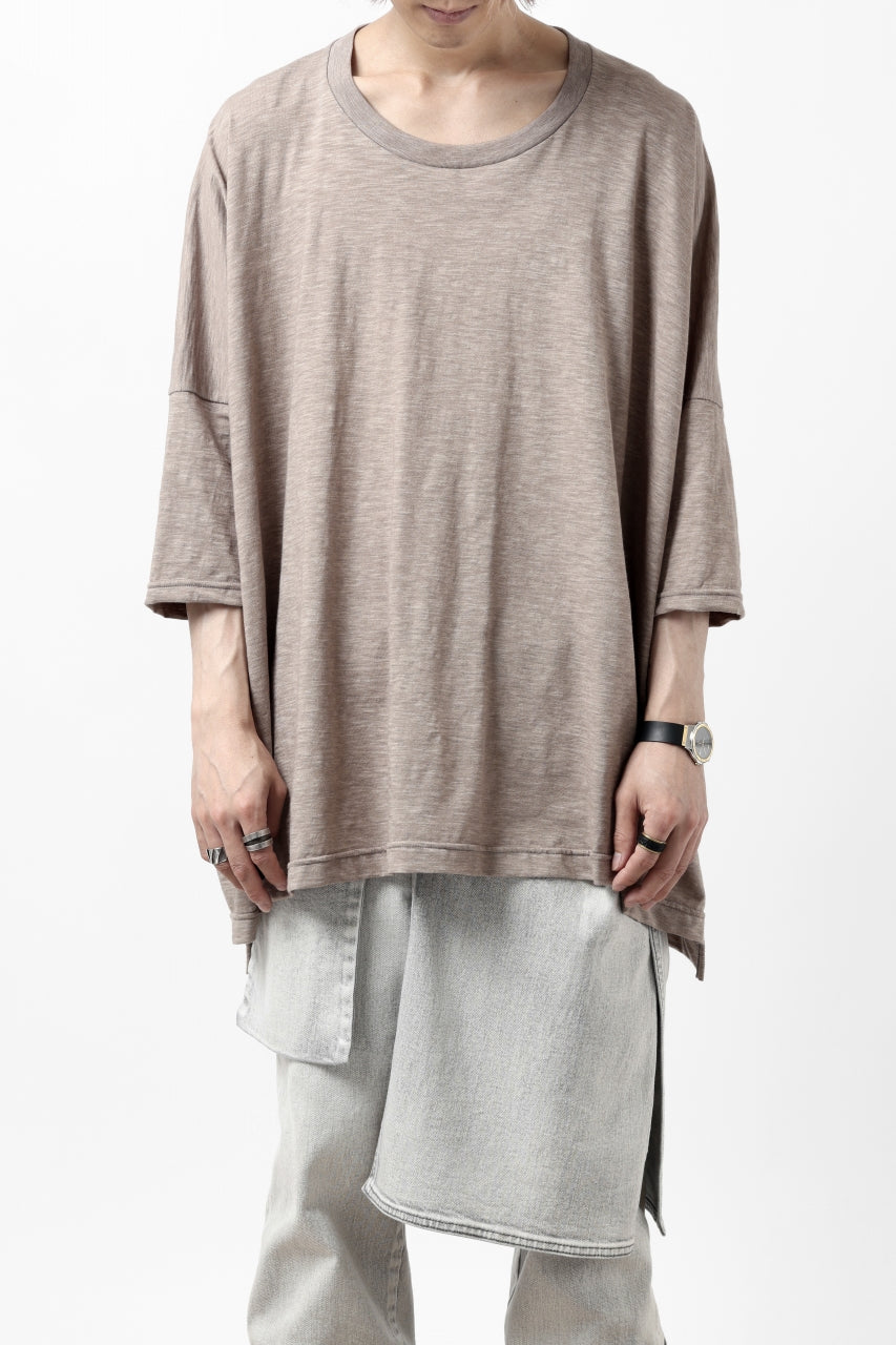 A.F ARTEFACT OVER SIZED DOLMAN TEE / SLAB JERSEY