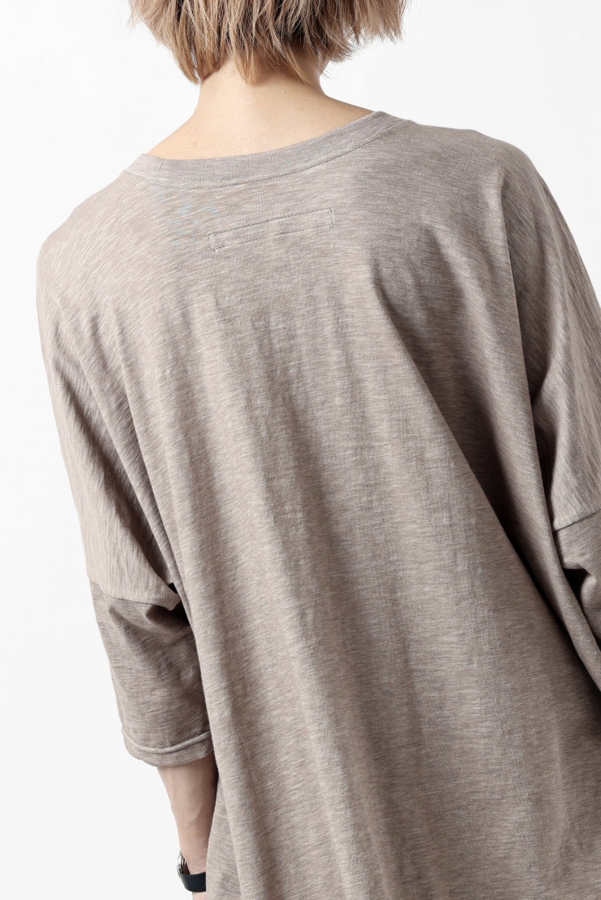 A.F ARTEFACT OVER SIZED DOLMAN TEE / SLAB JERSEY