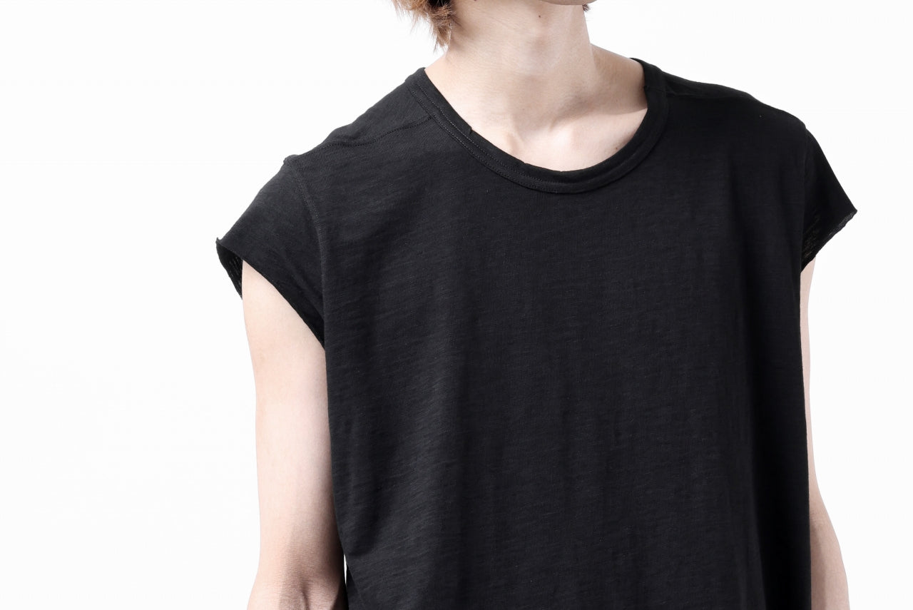 A.F ARTEFACT FRENCH SLEEVE TANK TOP / SLAB JERSEY