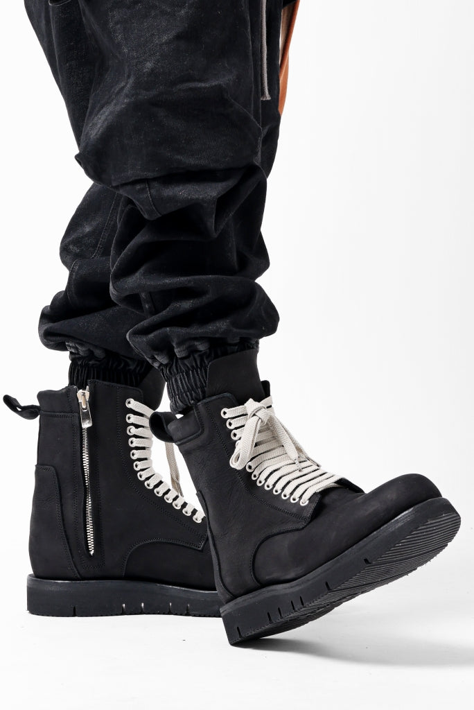 A.F ARTEFACT x Portaille LACE-UP SIDE ZIP BOOTS / MATT NUBUCK