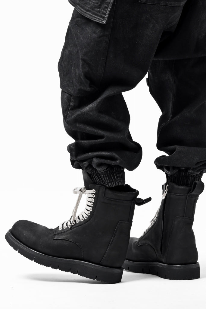 A.F ARTEFACT x Portaille LACE-UP SIDE ZIP BOOTS / MATT NUBUCK