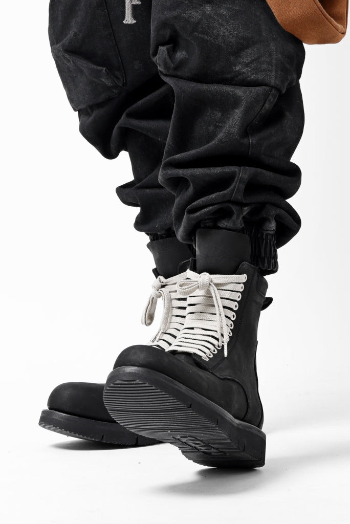 A.F ARTEFACT x Portaille LACE-UP SIDE ZIP BOOTS / MATT NUBUCK