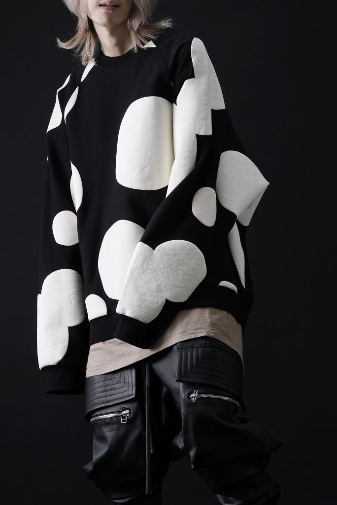 A.F ARTEFACT POLKA PATTERN SWEAT RAGLAN TOPS