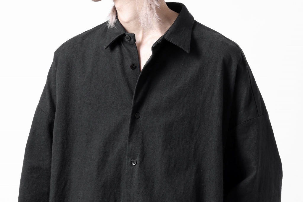 sus-sous atelier L/S shirts / cotton linen canvas