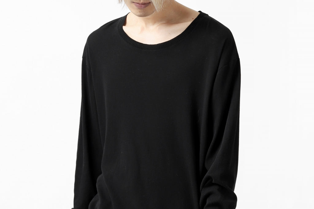 RUNDHOLZ DIP LONG SLEEVE KNIT SEWN / DYED JERSEY