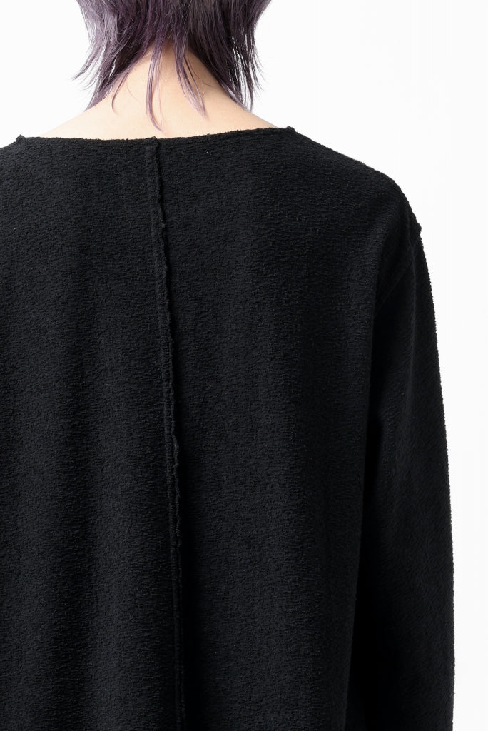 ISAMU KATAYAMA BACKLASH RANDOM PILE FABRIC L/S RELAXY TOPS 