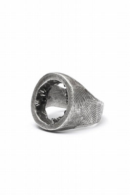 Holzpuppe Barnacle Hollow Silver Ring (BR-601)