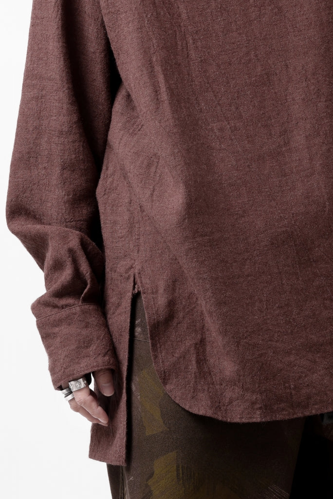 sus-sous sleeping shirts / natural dyed linen wool twill