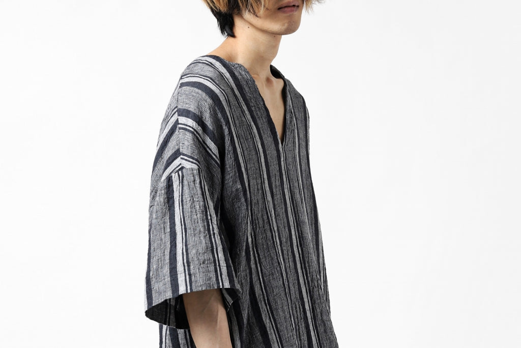 _vital exclusive minimal tunica tops / antique random stripe linen