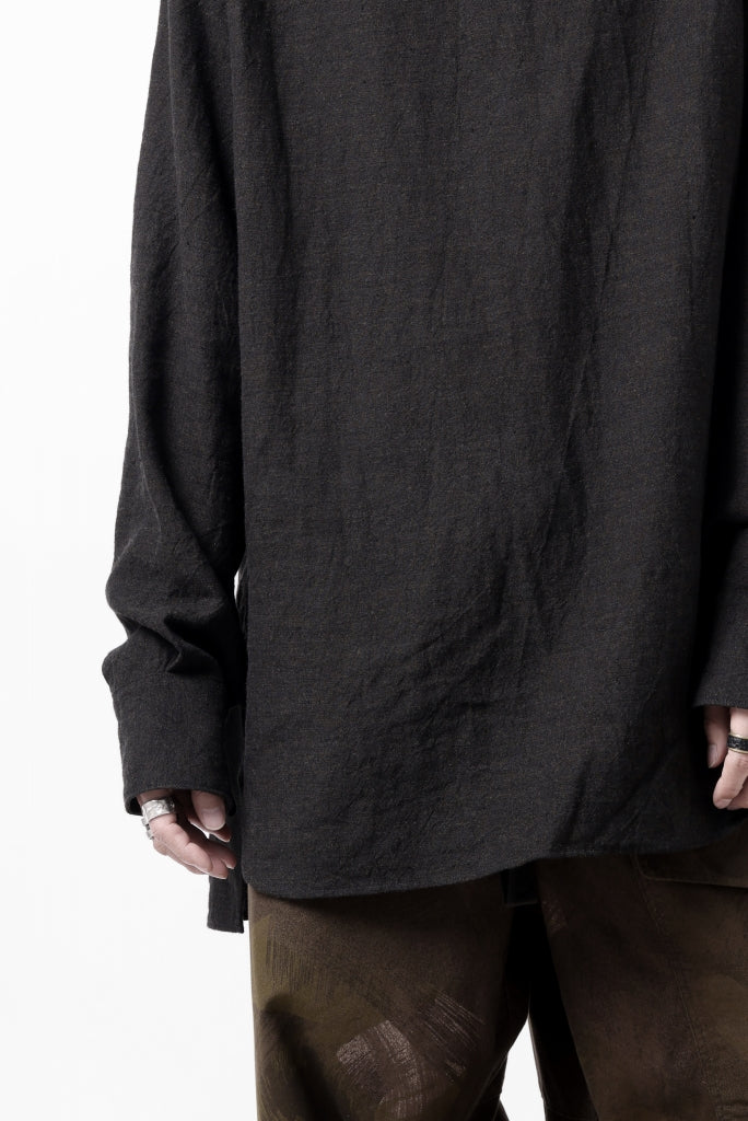 sus-sous sleeping shirts / natural dyed linen wool twill