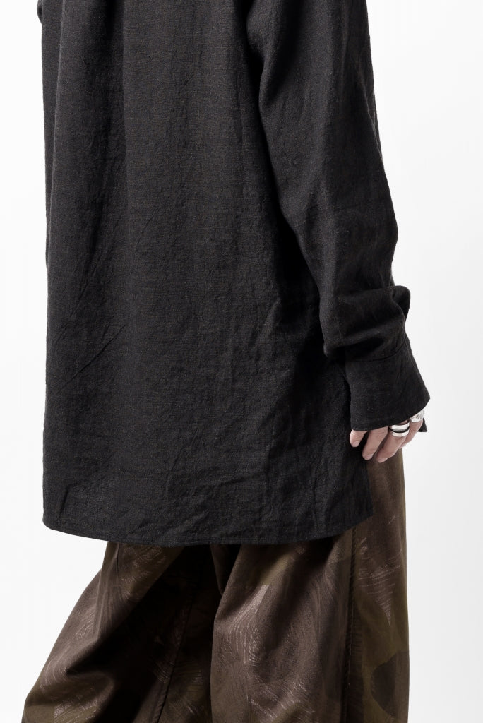 sus-sous sleeping shirts / natural dyed linen wool twill