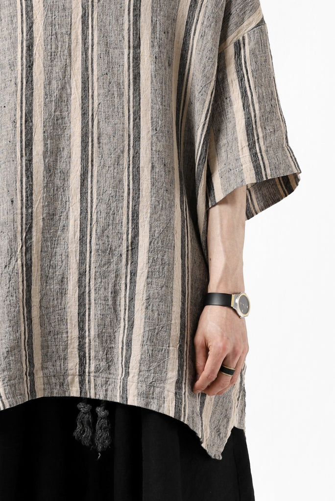 _vital exclusive minimal tunica tops / antique random stripe linen