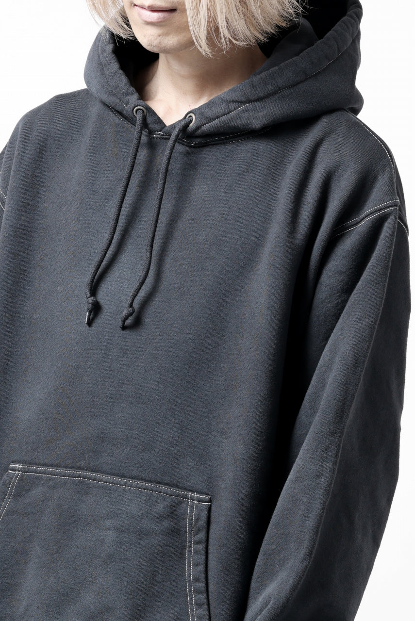 DEFORMATER.® THREE PROCESSING SWEAT HOODIE - DYED/BIO/FROST EFFECT