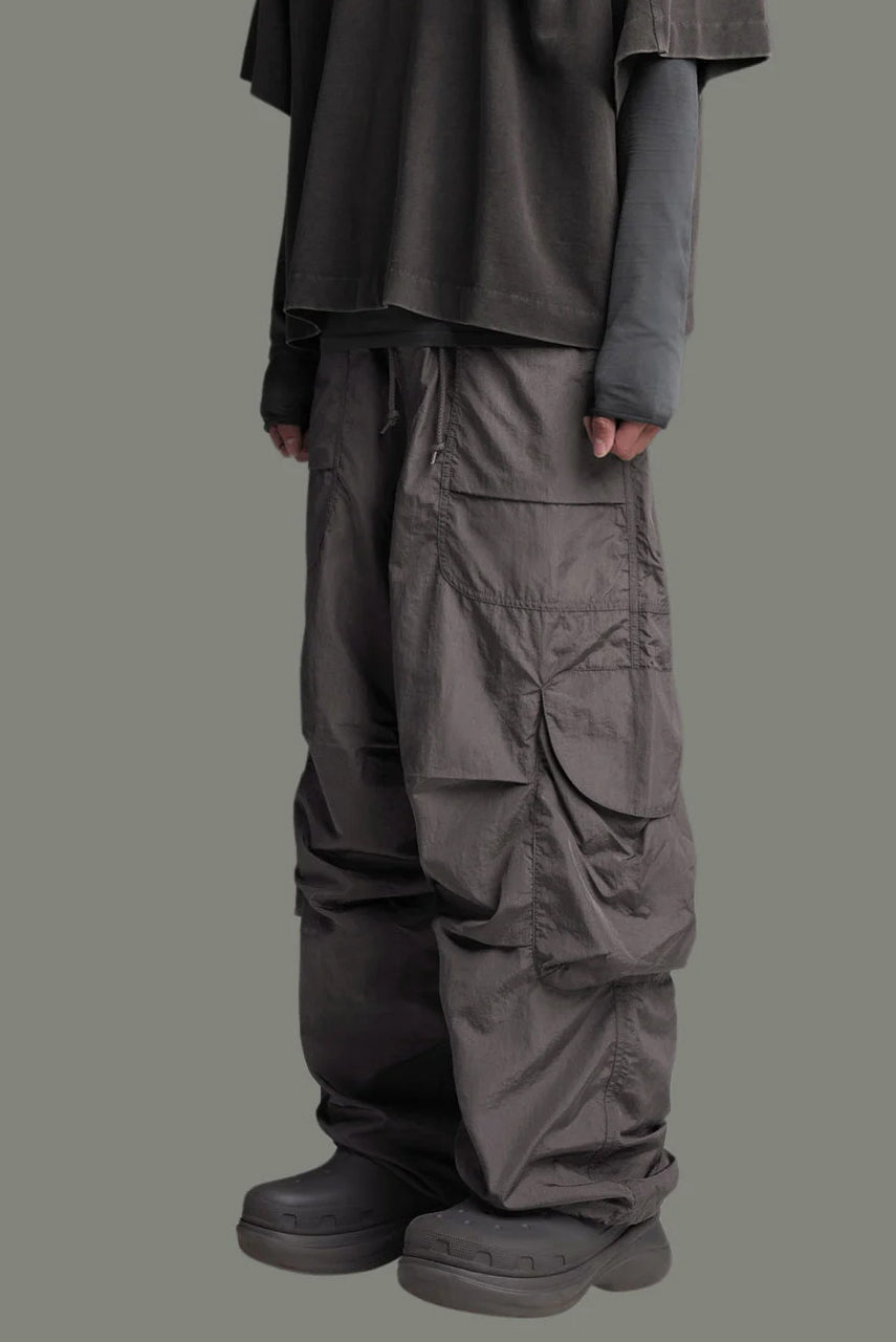 entire studios FREIGHT CARGO PANTS / CRINKLE NYLON