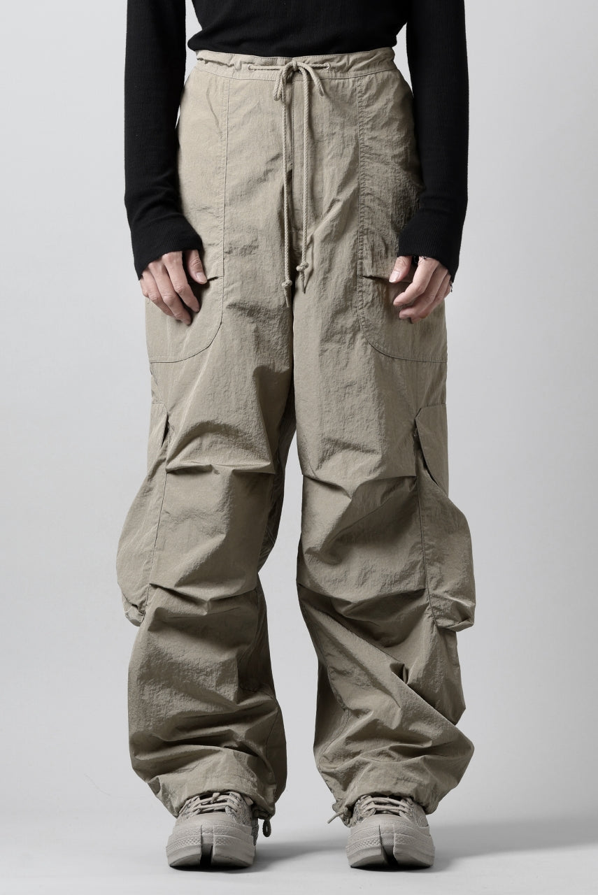 entire studios FREIGHT CARGO PANTS / CRINKLE NYLON