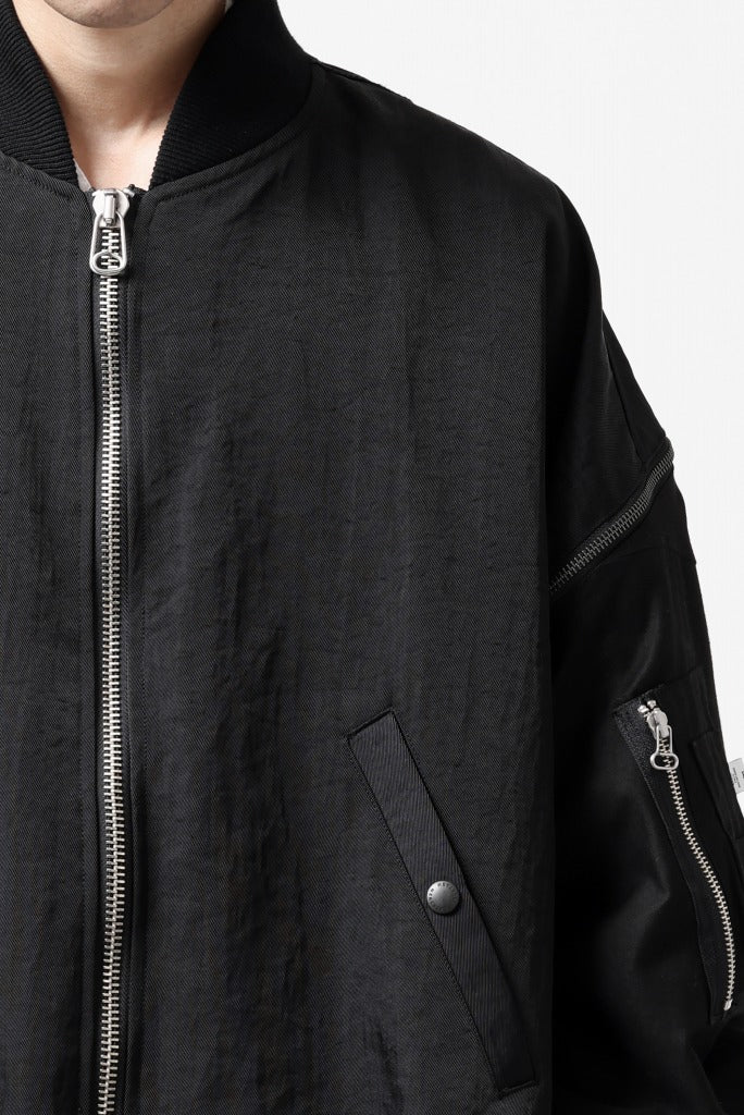 FACETASM ZIPPER MA-1 JACKET