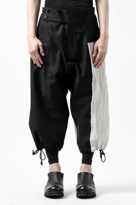 Y's BANG ON! No.150 STRING-HEM SARROUEL PANTS