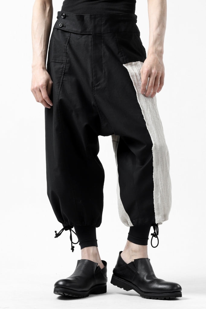 Y's BANG ON! No.150 STRING-HEM SARROUEL PANTS