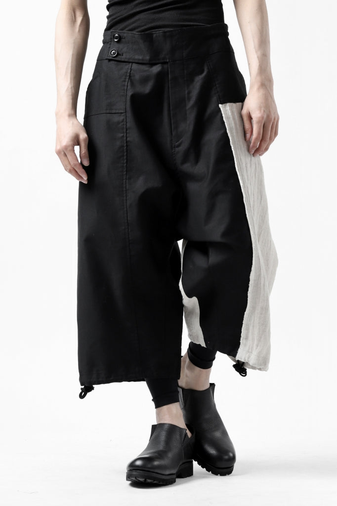 Y's BANG ON! No.150 STRING-HEM SARROUEL PANTS