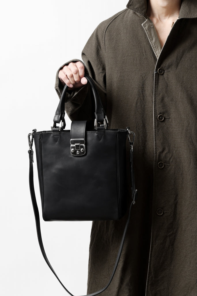 ISAMU KATAYAMA BACKLASH 2WAY SHOULDER-TOTE BAG / GUIDI OILED CALF