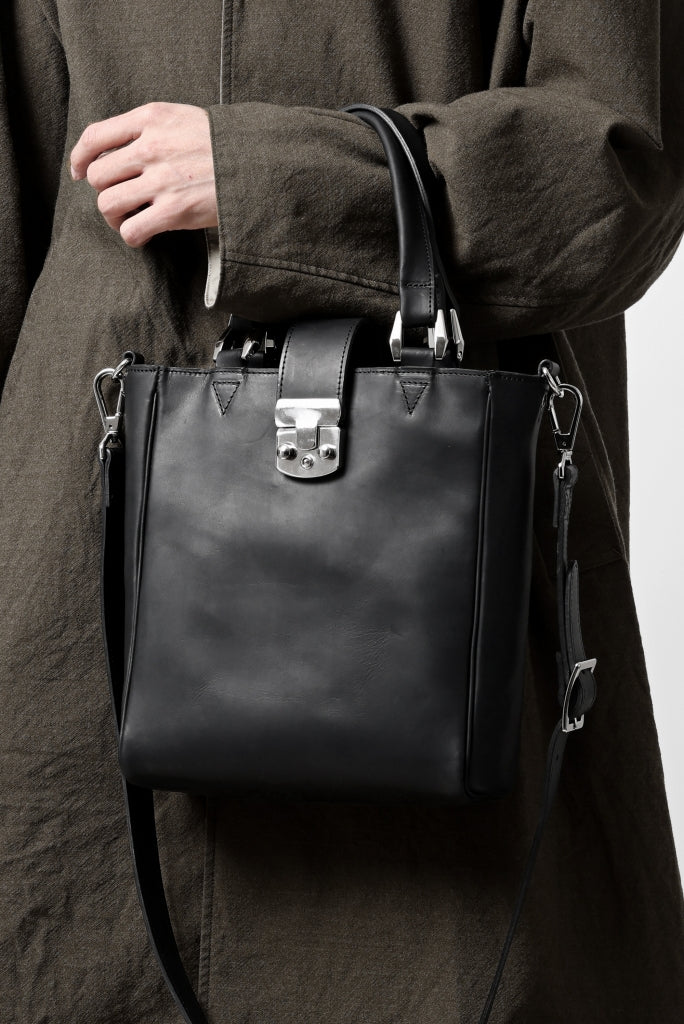 ISAMU KATAYAMA BACKLASH 2WAY SHOULDER-TOTE BAG / GUIDI OILED CALF