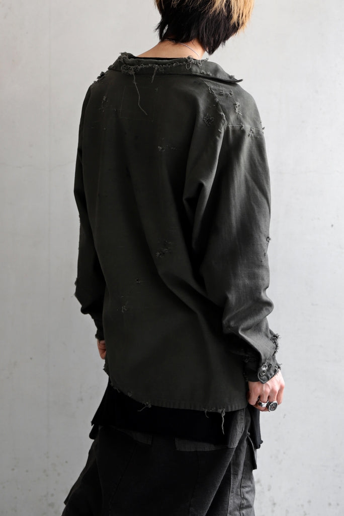 RESURRECTION HANDMADE distressed army shirt