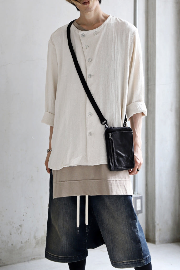 ISAMU KATAYAMA BACKLASH PORTABLE BAG / DOUBLE-SHOULDER OBJECT DYED