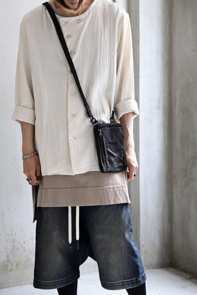 ISAMU KATAYAMA BACKLASH PORTABLE BAG / DOUBLE-SHOULDER OBJECT DYED