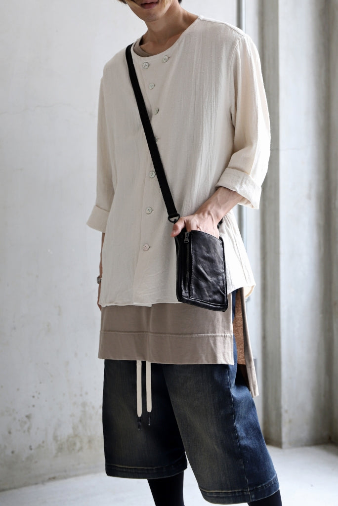 ISAMU KATAYAMA BACKLASH PORTABLE BAG / DOUBLE-SHOULDER OBJECT DYED