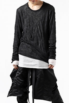 A.F ARTEFACT "CRUMPLE" DOUBLE LAYER L/S TOPS