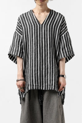 _vital exclusive minimal tunica tops / hickory stripe linen