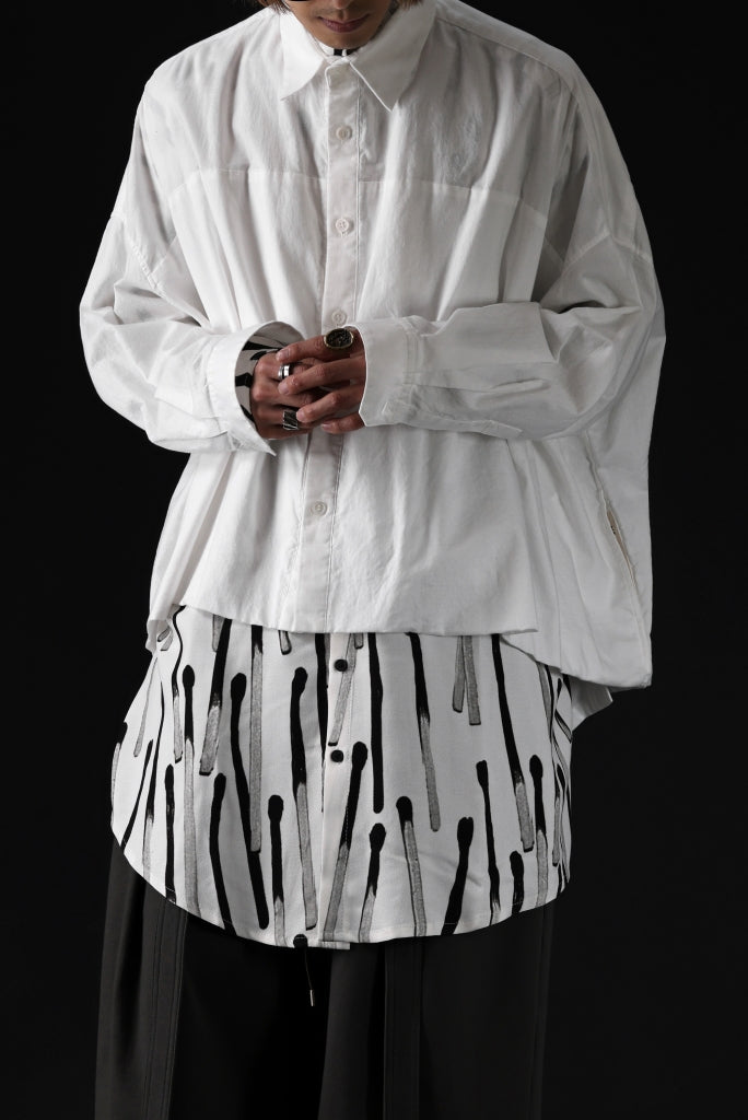 Y's VOLUMETRIC BLOUSON SHIRT