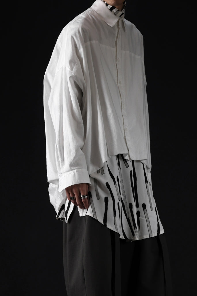 Y's VOLUMETRIC BLOUSON SHIRT