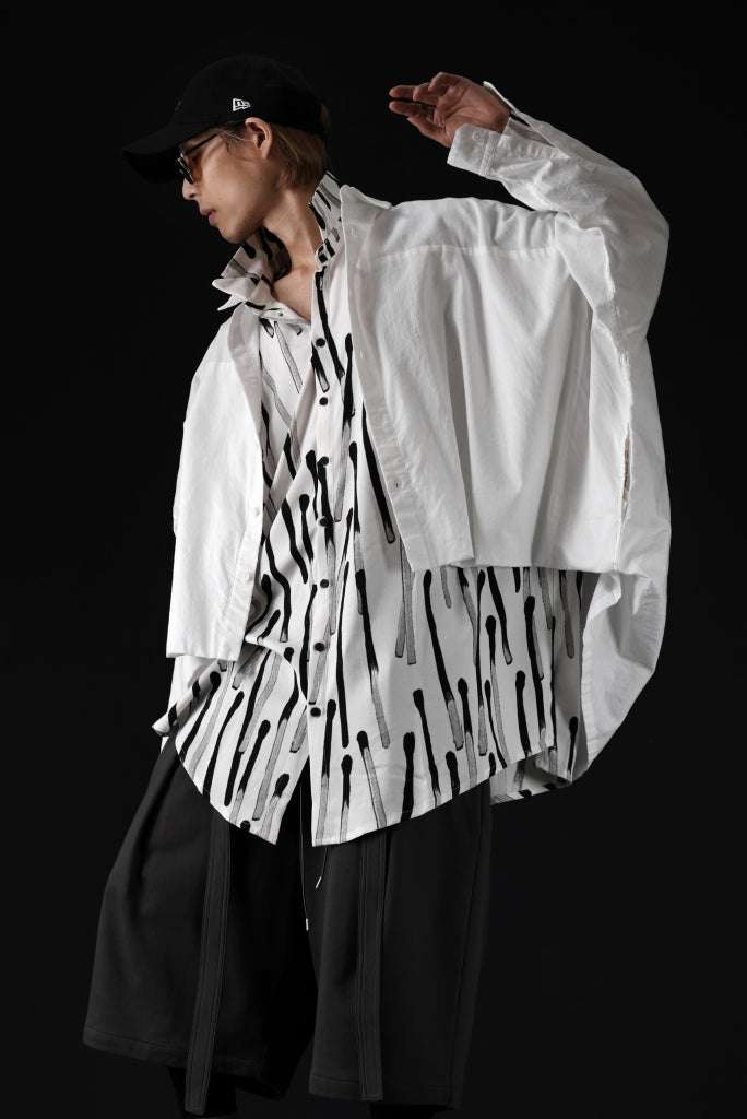 Y's VOLUMETRIC BLOUSON SHIRT