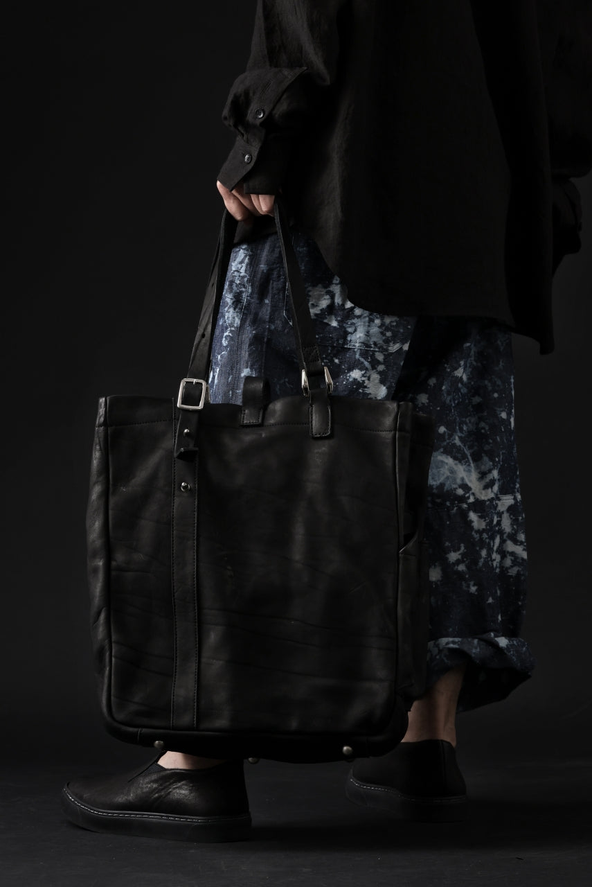 ISAMU KATAYAMA BACKLASH TOTE BAG / DOUBLE SHOULDER OBJECT DYED