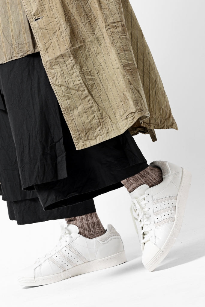 KLASICA VENT LAYERED FOLKLORE TROUSERS / HAND DYED COTTON-LINEN