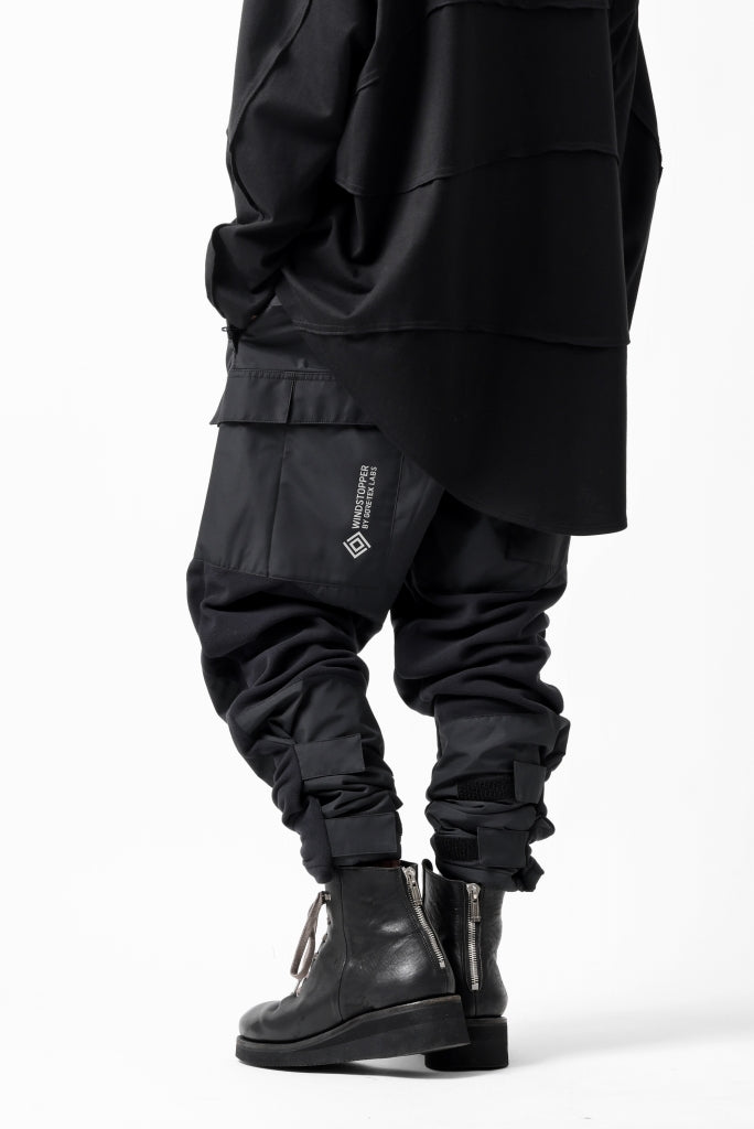 D-VEC x ALMOSTBLACK POLARTEC TROUSERS / WINDSTOPPER BY GORE-TEX LABS 2L