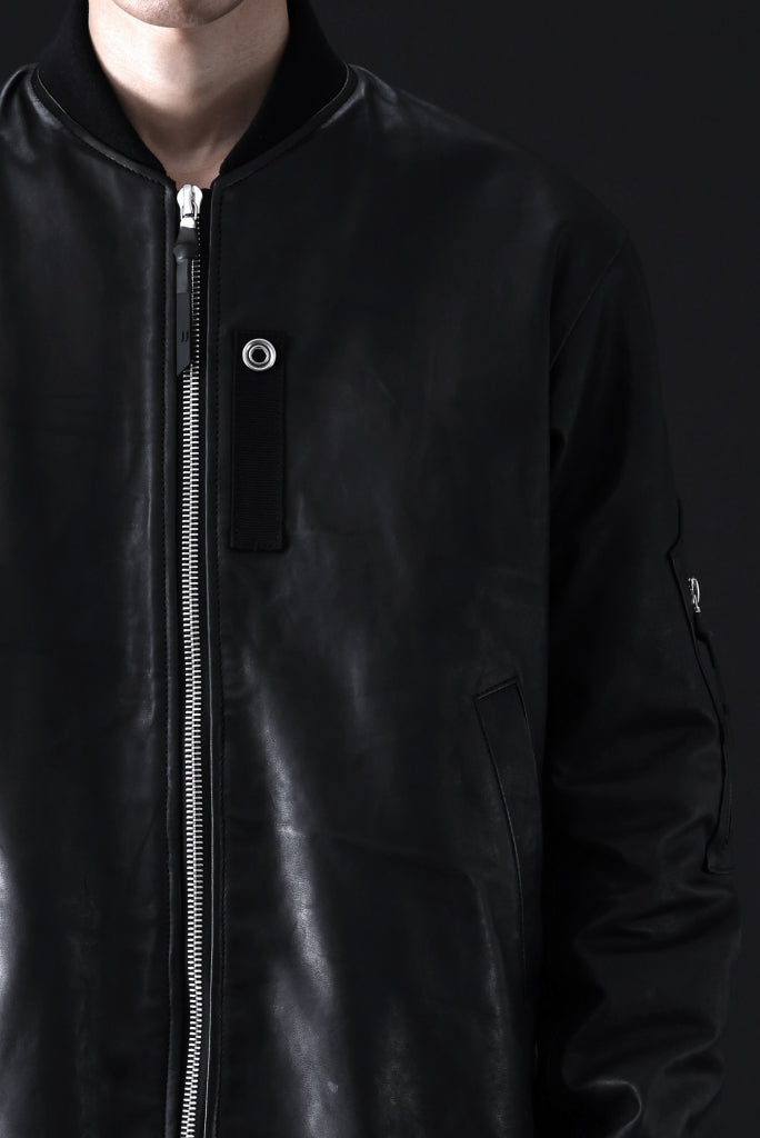 11 BY BORIS BIDJAN SABERI MA-1 PADDED JACKET / HORSE SKIN + PRIMALOFT® 200GR "J3-FMM20007"