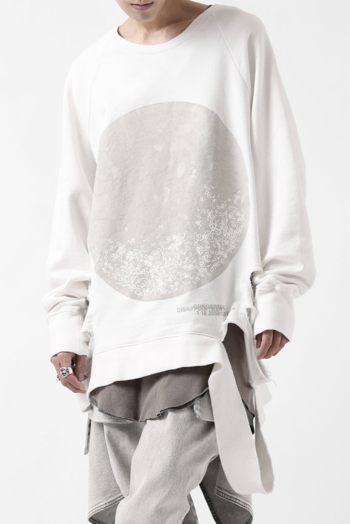 A.F ARTEFACT RAGRAN OVERSIZED TOPS / DAMAGE & PRINT SWEAT