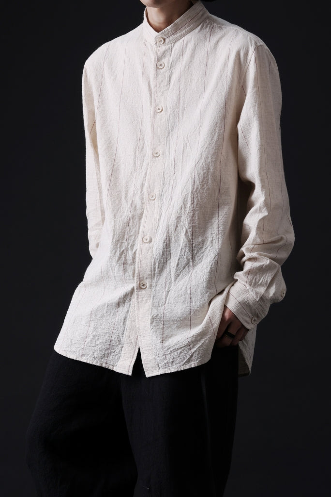 forme d'expression Band Collared Shirt