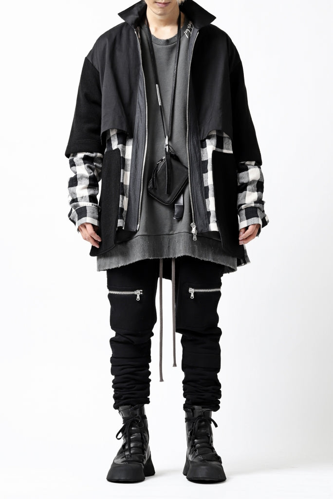 A.F ARTEFACT ”SWING" MULITI COMBINED ZIP BLOUSON