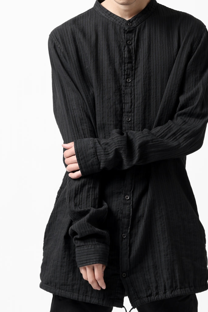 daub DYEING LONG SHIRT / CL-STRIPE