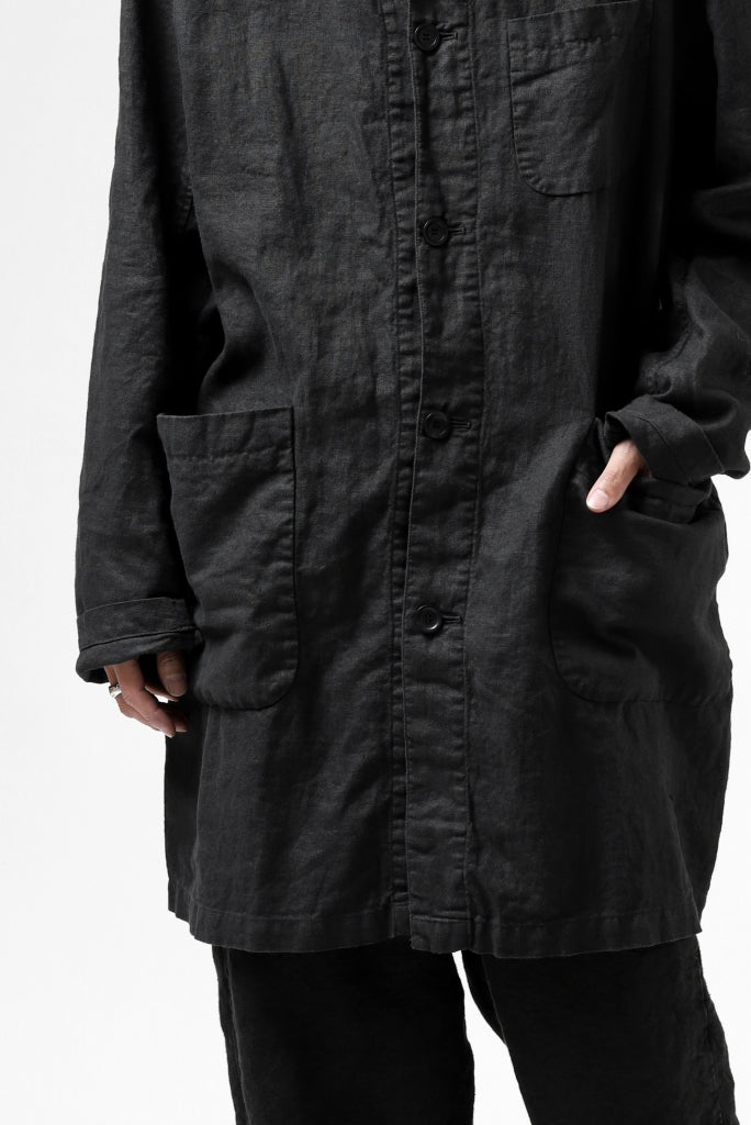 ISAMU KATAYAMA BACKLASH WORK COAT / GARMENT NATURAL DYED LINEN