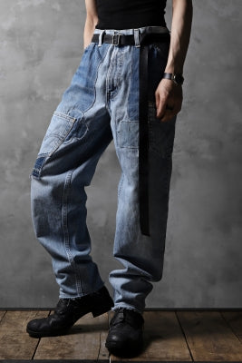 CHANGES VINTAGE REMAKE DENIM STRAIGHT PANTS / VINTAGE DENIM