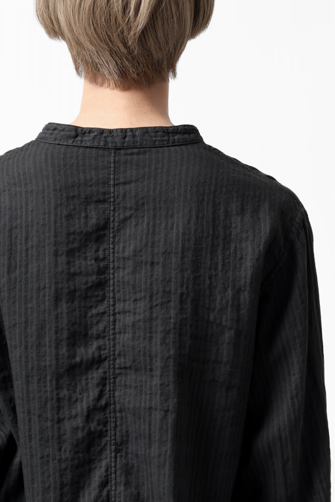 daub DYEING LONG SHIRT / CL-STRIPE