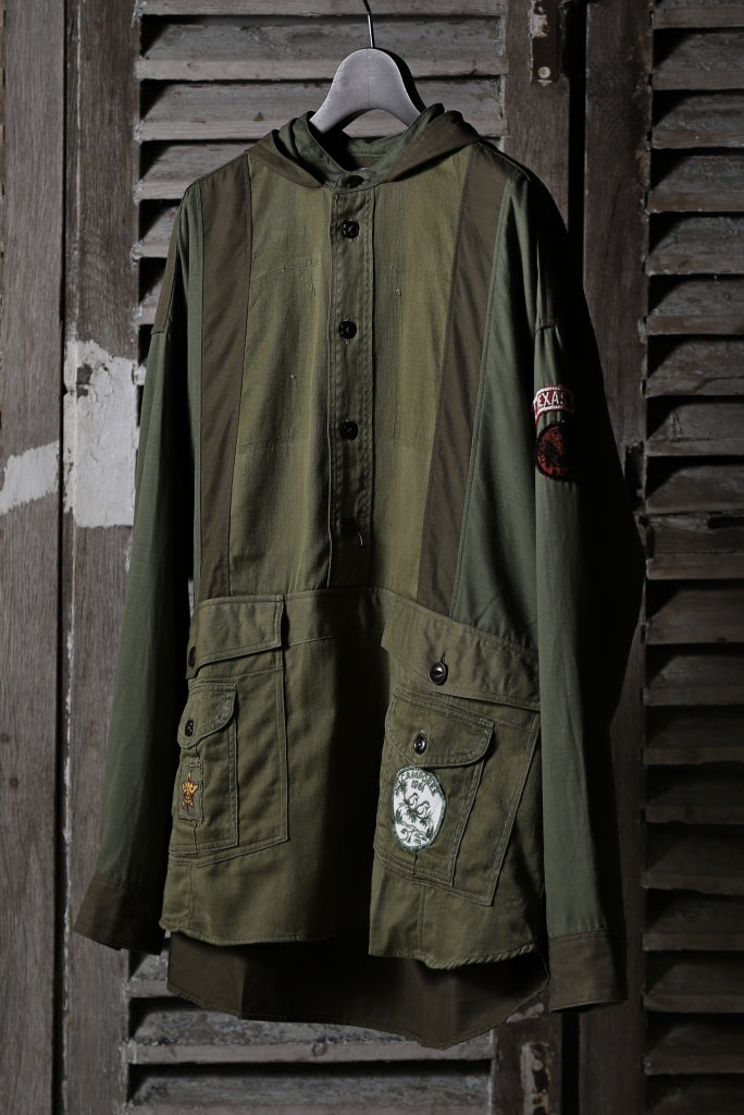 CHANGES VINTAGE REMAKE MILITARY HOODIE SHIRT-PARKA_B