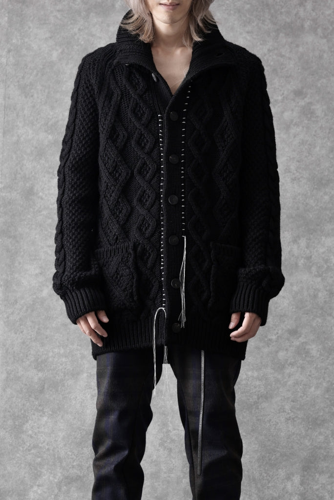 incarnation CARBRE KNIT JACKET / VIRGIN WOOL